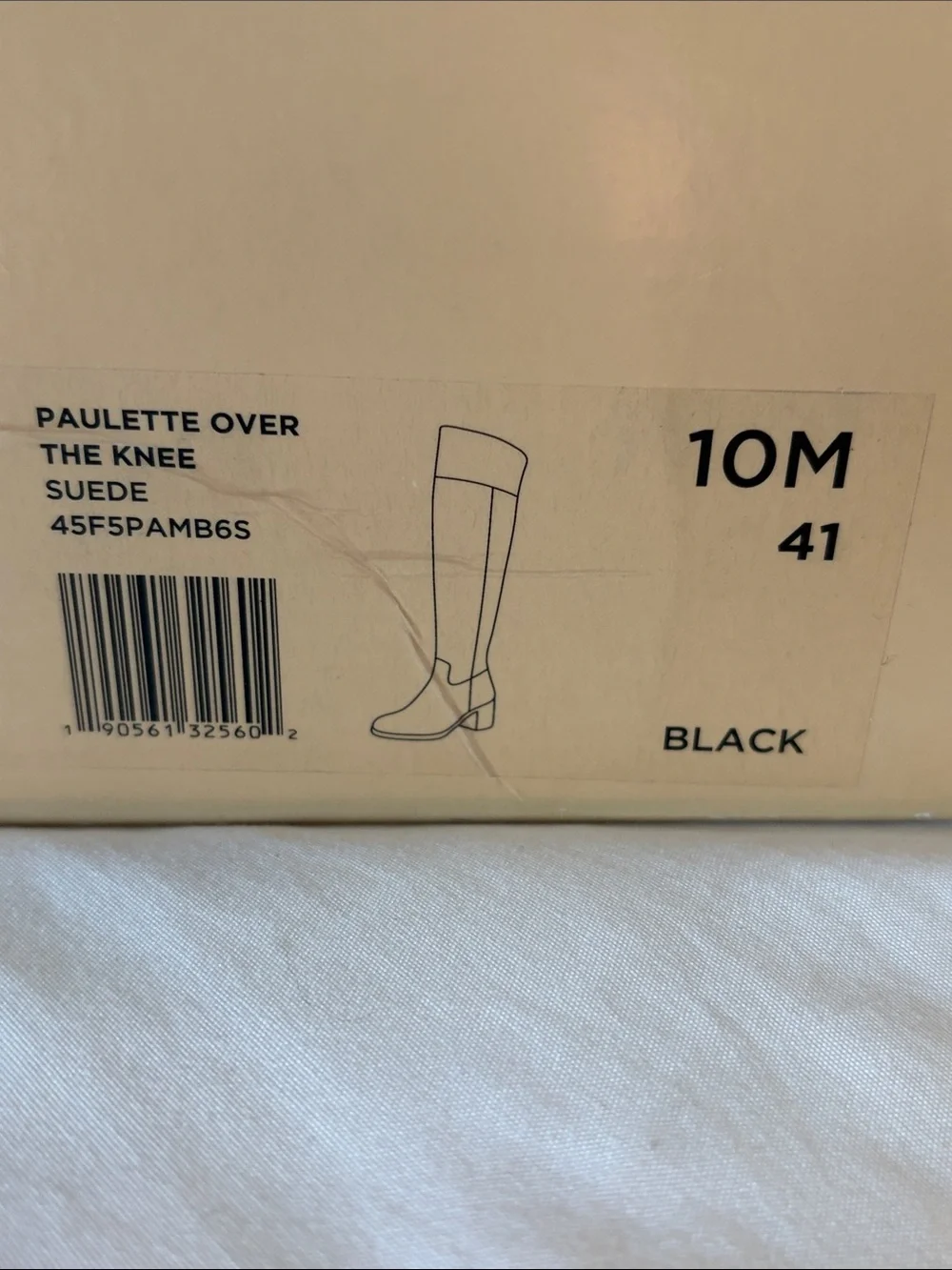 Michael Kors Black Suede Over-the-Knee Boots  NEW - NEVER WORN - original box